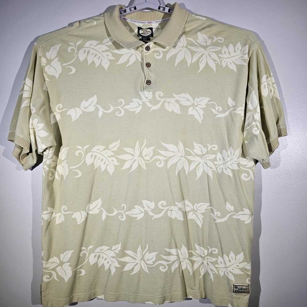 Tommy Bahama Polo Men's Size XXL Hawaiian An Original 100% Cotton